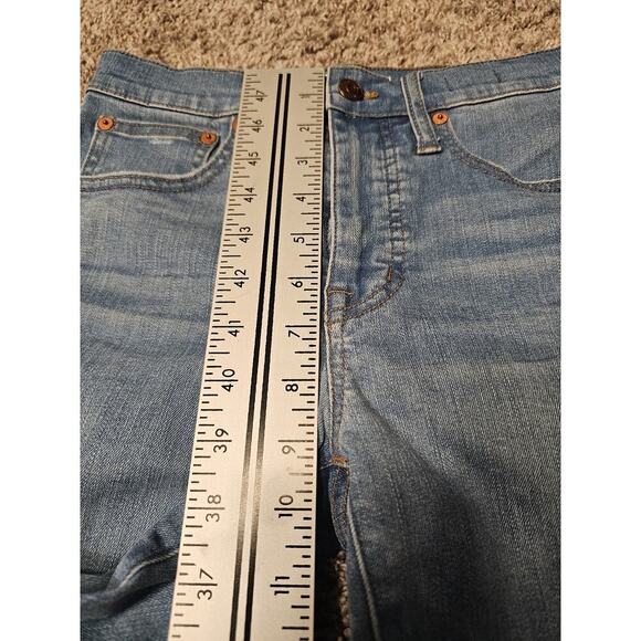 Madewell Cali Demi Boot Women's 24 Blue Denim Stretch - Picture 5 of 9